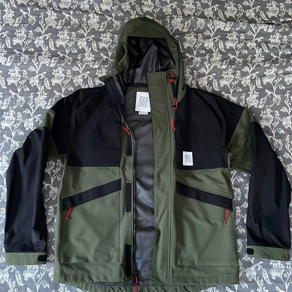 TOPO Designs Mens Winter Shell Size Medium